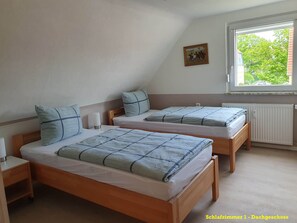 2 habitaciones, wifi gratis y ropa de cama 