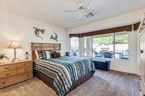 3 bedrooms, desk, iron/ironing board, free WiFi