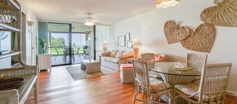 Unit127 is Ground level with 2 bedrm 2 baths. Amazing sunsets!