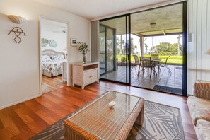 Smart TV, DVD player, books, stereo