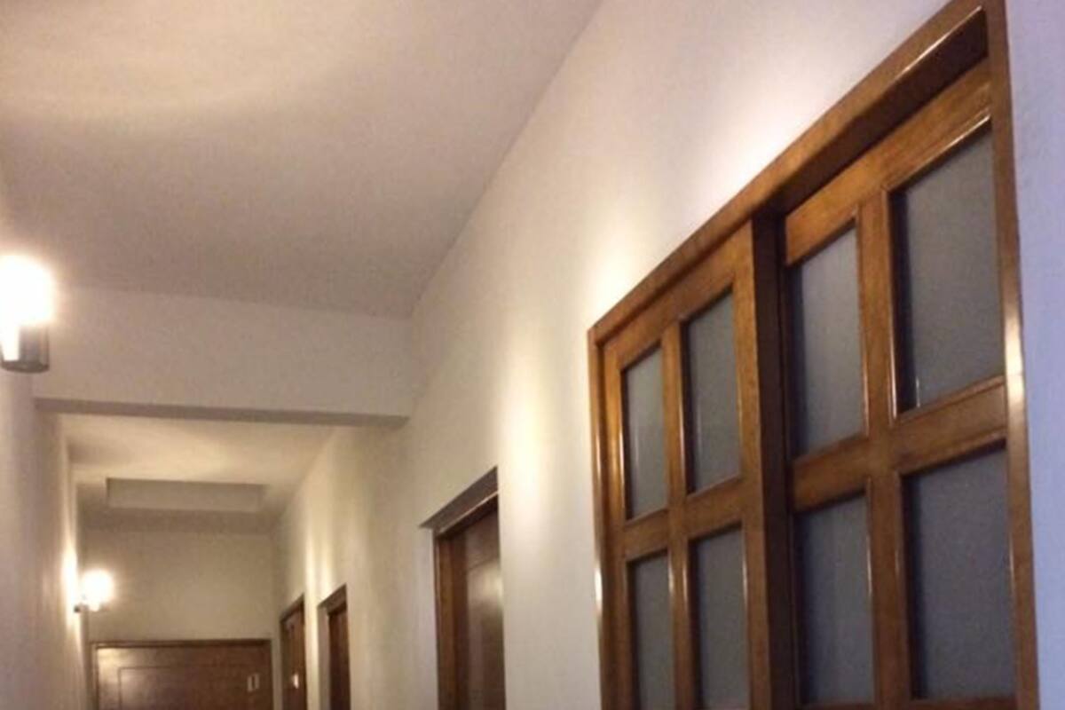 Interior entrance