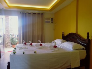 高級雙人或雙床房 | 遮光布/窗簾、熨斗/熨衣板、床單