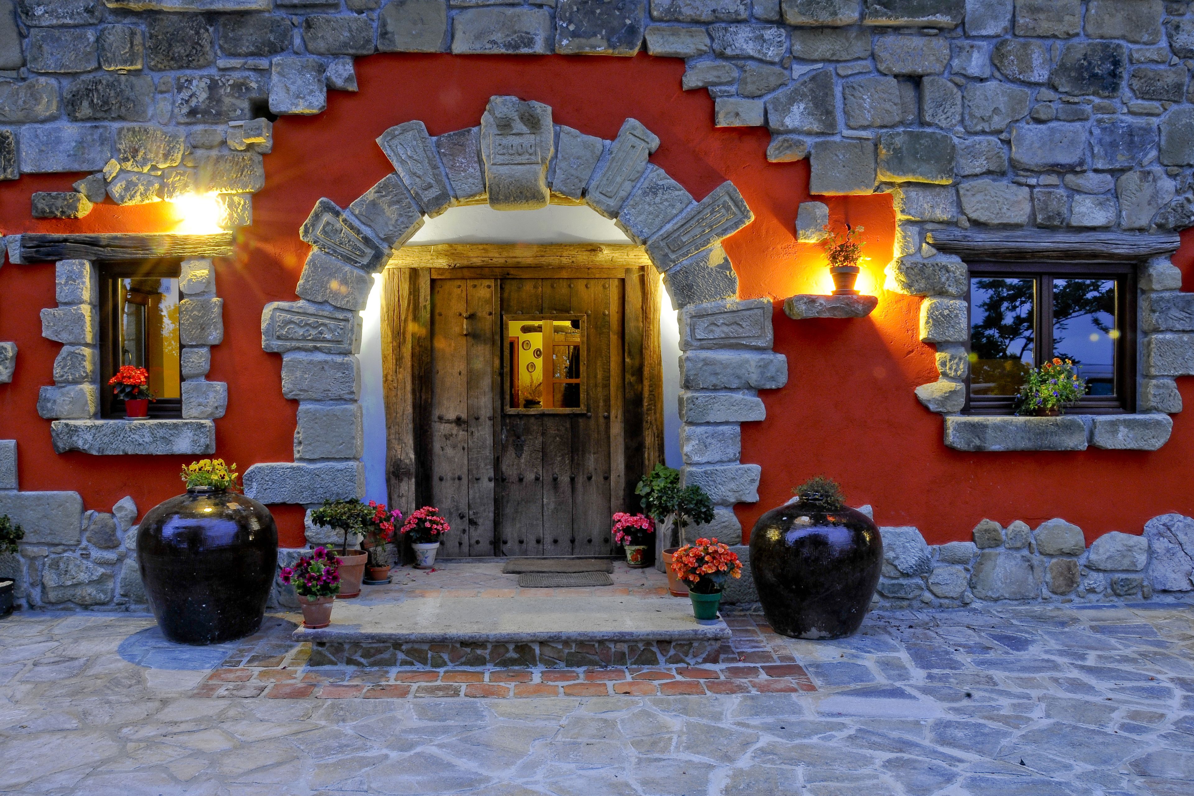 Entrée de l’hébergement