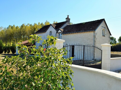 Cottage with enclosed garden and wood stove in Touraine