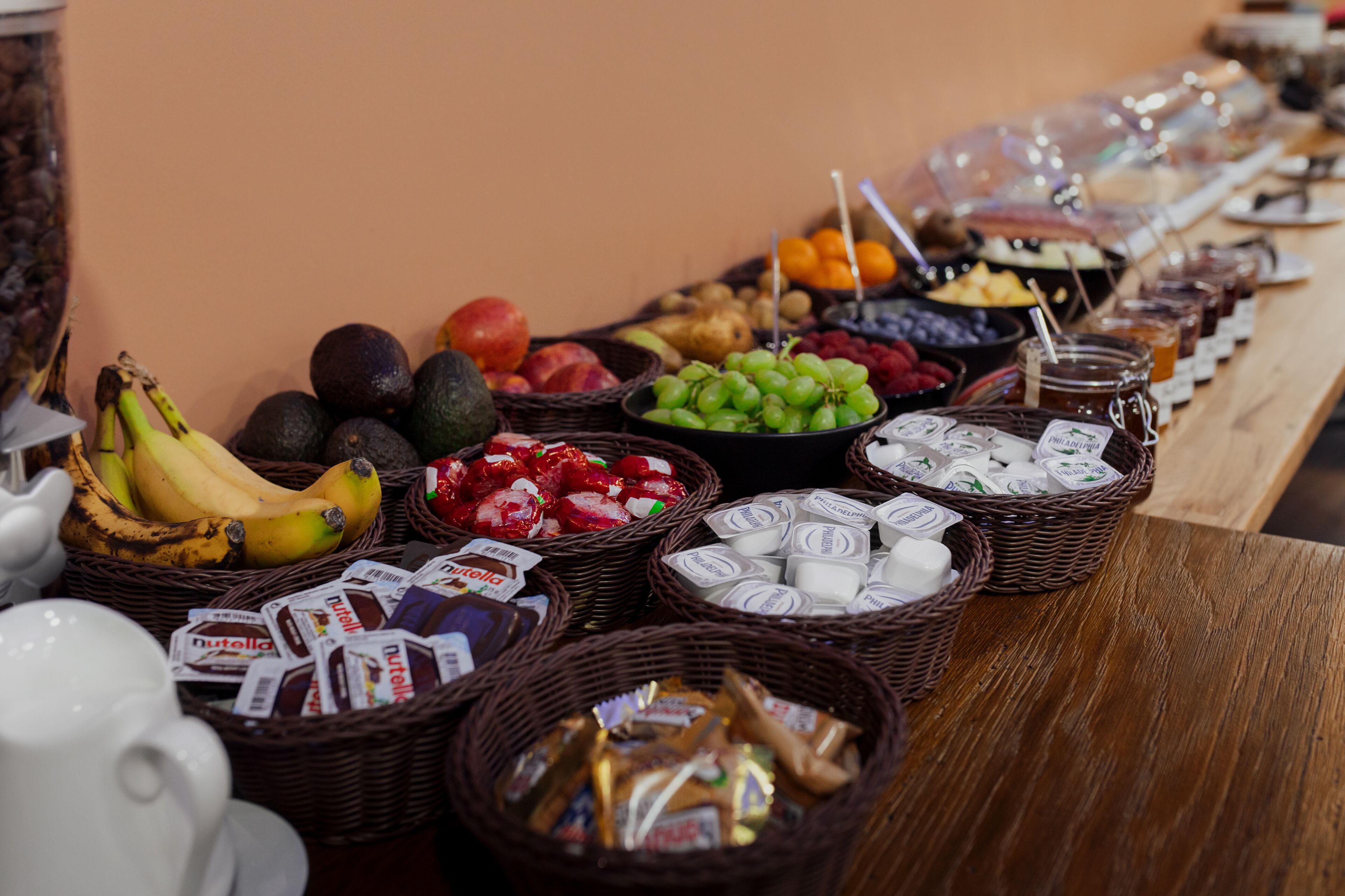 Daily buffet breakfast (EUR 11.90 per person)
