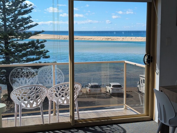 Interior - Waterfront Holiday Apartment, north facing, superb 180 deg views, sunny balcony (The Entrance)