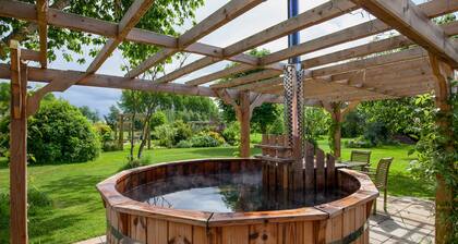 Casa de campo exclusiva con bañera de hidromasaje grande y amplios jardines en Somerset