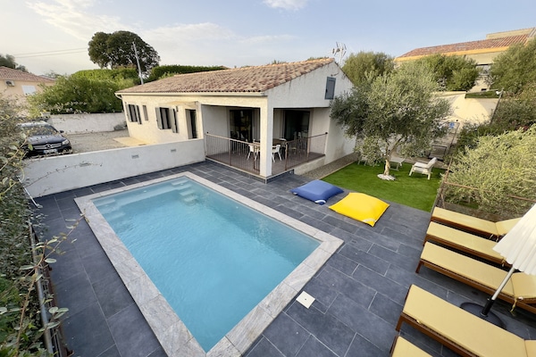 Vue dâensemble de la villa