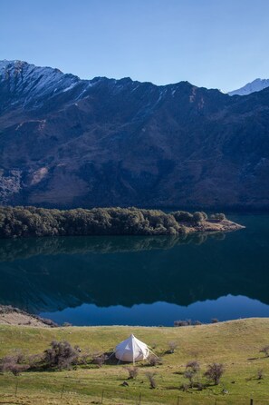 Panoramic Tent, 1 Queen Bed, Shared Bathroom, Mountain View | Mountain view