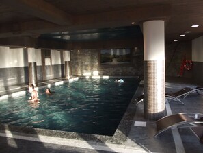 Indoor pool, a heated pool