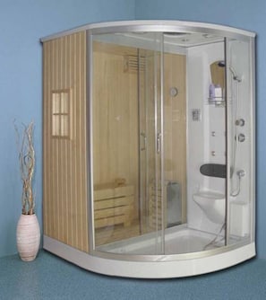 Combined shower/tub