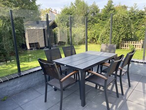 Outdoor dining - Villa Park Residence Texel, Kinderfreundlich, Düne, Sauna/Stuga/Grill (De Cocksdorp)