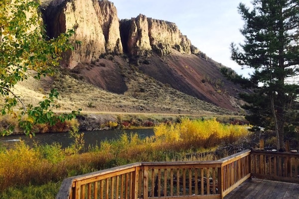 Blick von der Unterkunft