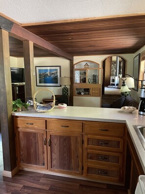 Interior - Serene Tahoe cabin bordering the National Forest (Kings Beach)