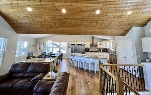 Smart TV, fireplace, DVD player, table football