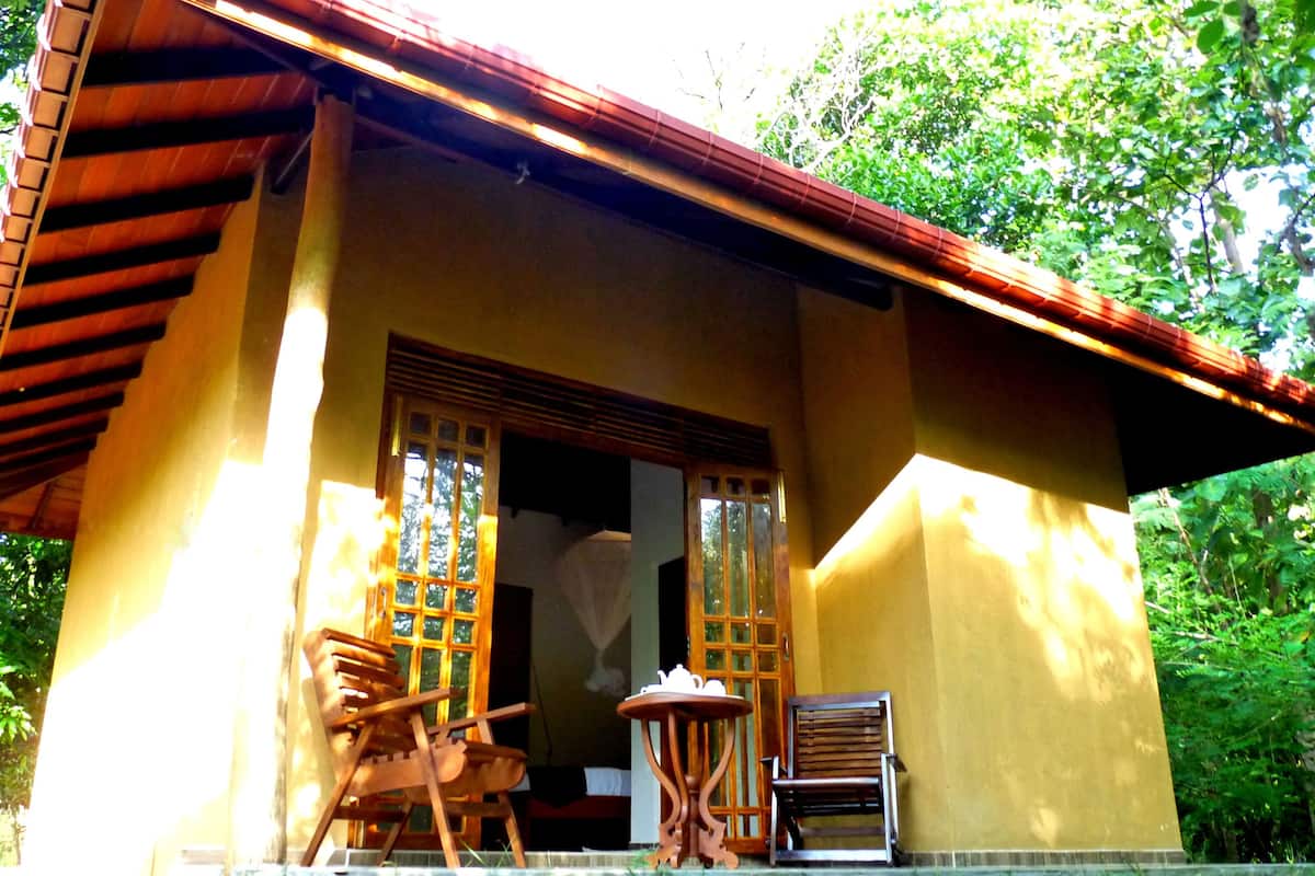 Habitación doble Deluxe, 1 cama matrimonial, para no fumadores | Terraza o patio