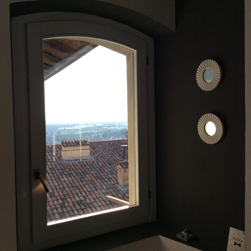 Loft with panoramic views in the heart of Bergamo Alta