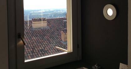 Loft with panoramic views in the heart of Bergamo Alta