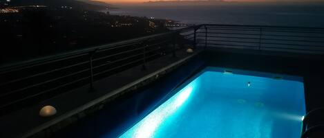 Una piscina riscaldata