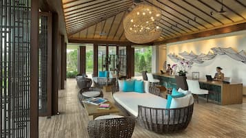 Lobby sitting area