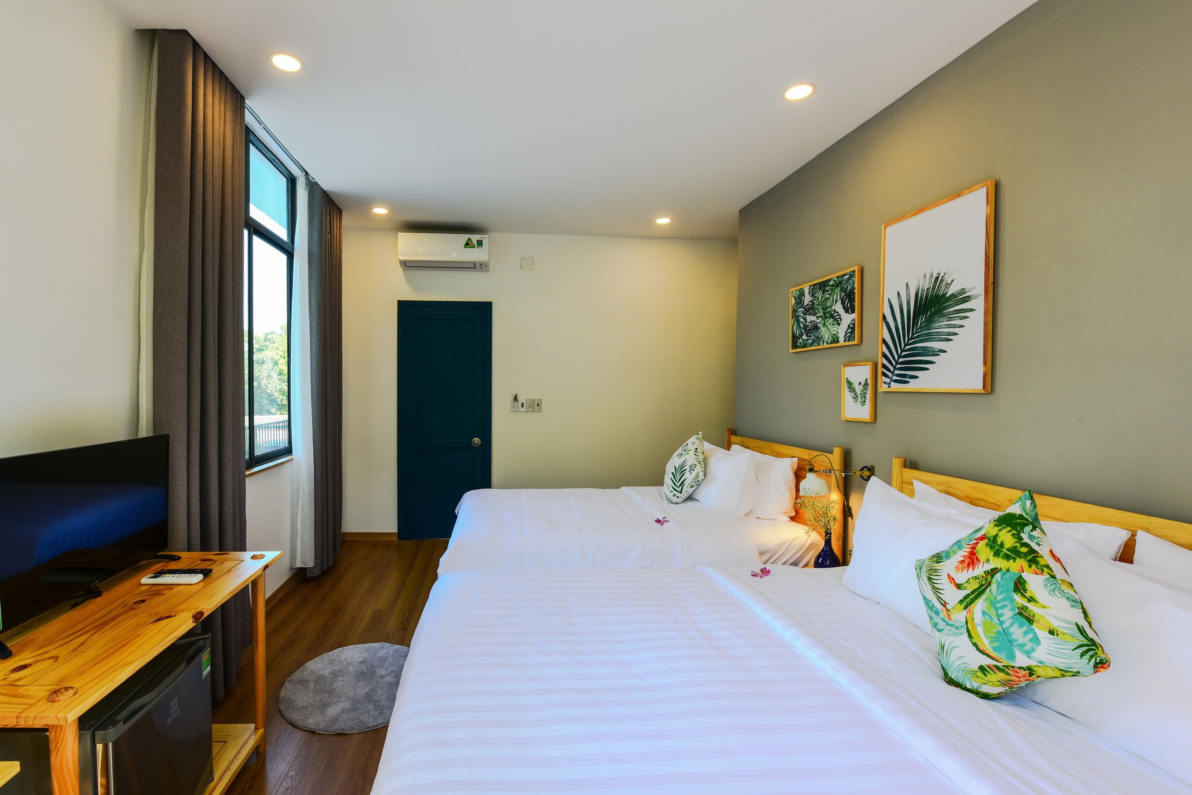 Kamar Keluarga, Bebas Asap Rokok, pemandangan sungai | Balkon