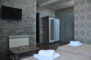 Standard İki Ayrı Yataklı Oda | Minibar, odada kasa, masa, güneşlik/perde 