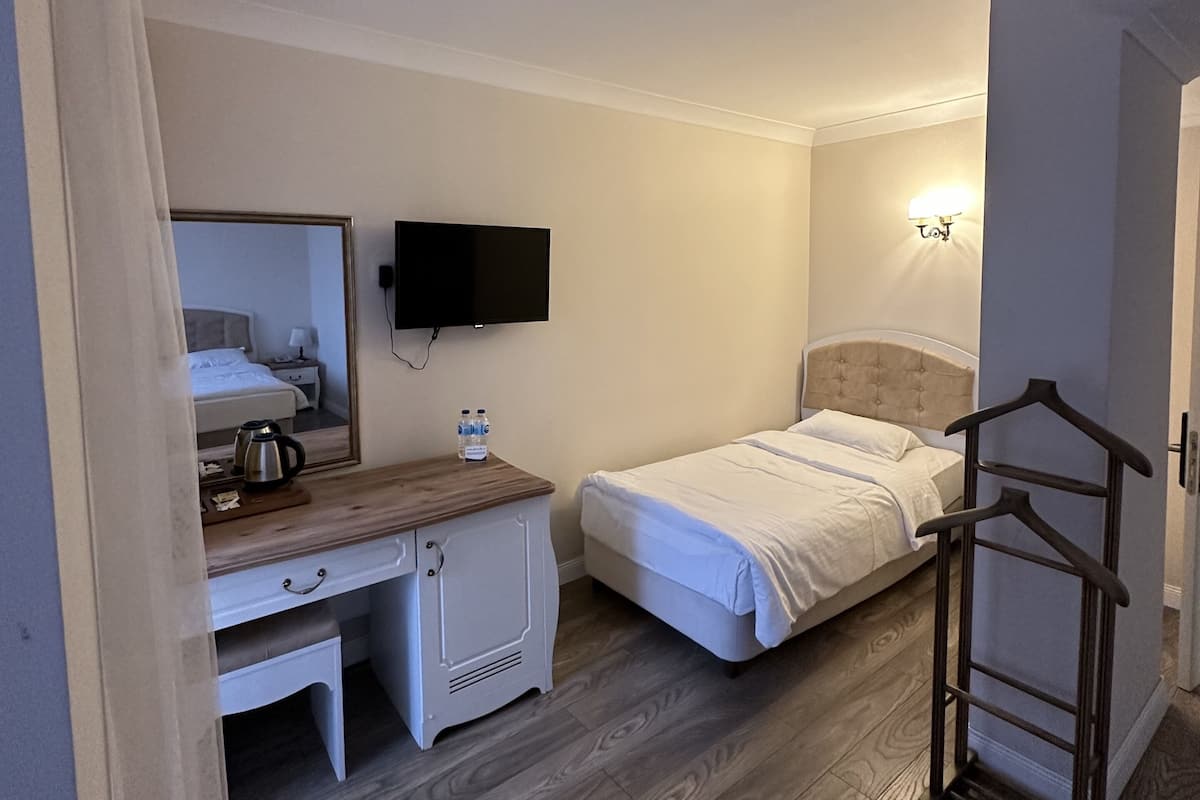 Family Double or Twin Room, Multiple Beds, City View | Premium bedding, minibar, desk, laptop workspace