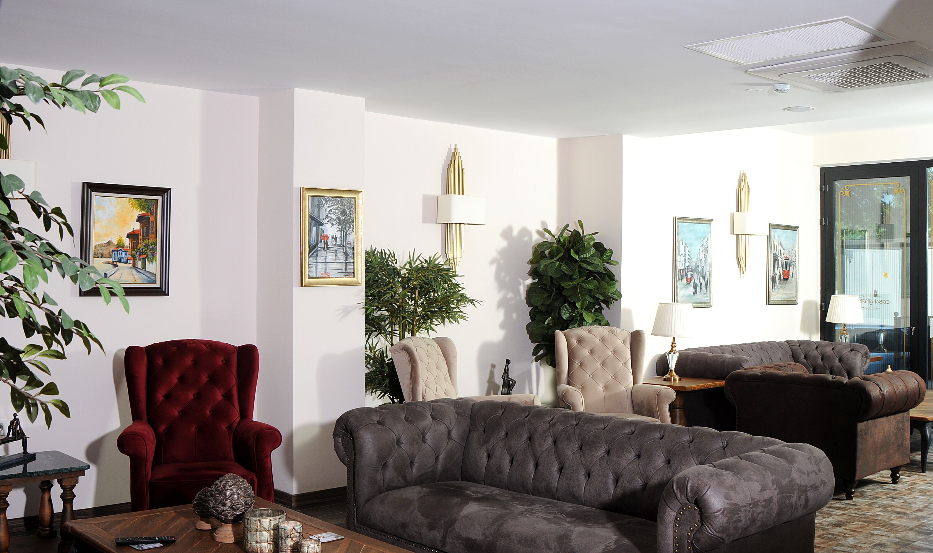 Lobby sitting area