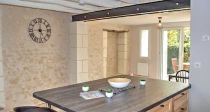 Charming Holiday Home in the Heart of Chédigny with Private Garden, Parking, and Modern Amenities