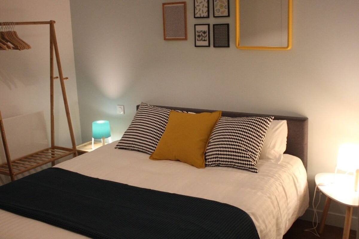 Dobbeltrom – standard, privat bad (1er étage ) | 1 soverom