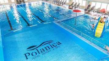Relax by the pool at Polanica Hotel Resort & Spa, where you can swim laps or unwind in style.