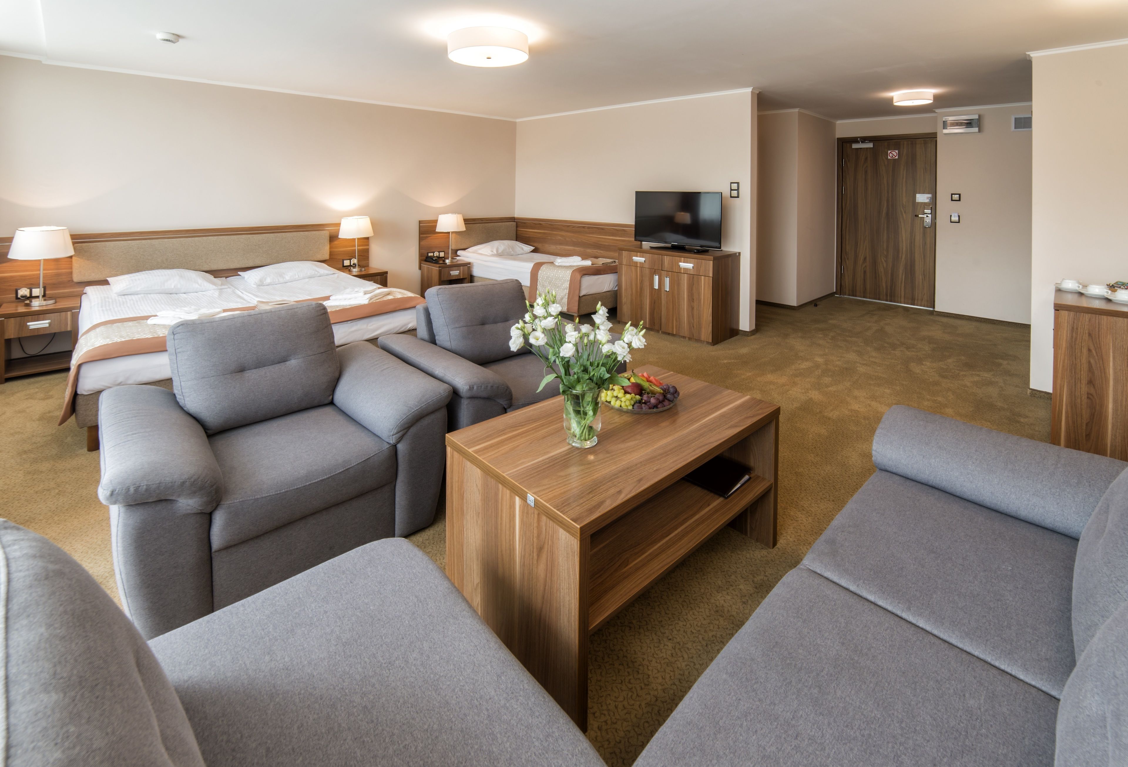 superior room, 1 king bed, non smoking | in-room safe, desk, soundproofing, iron/ironing board