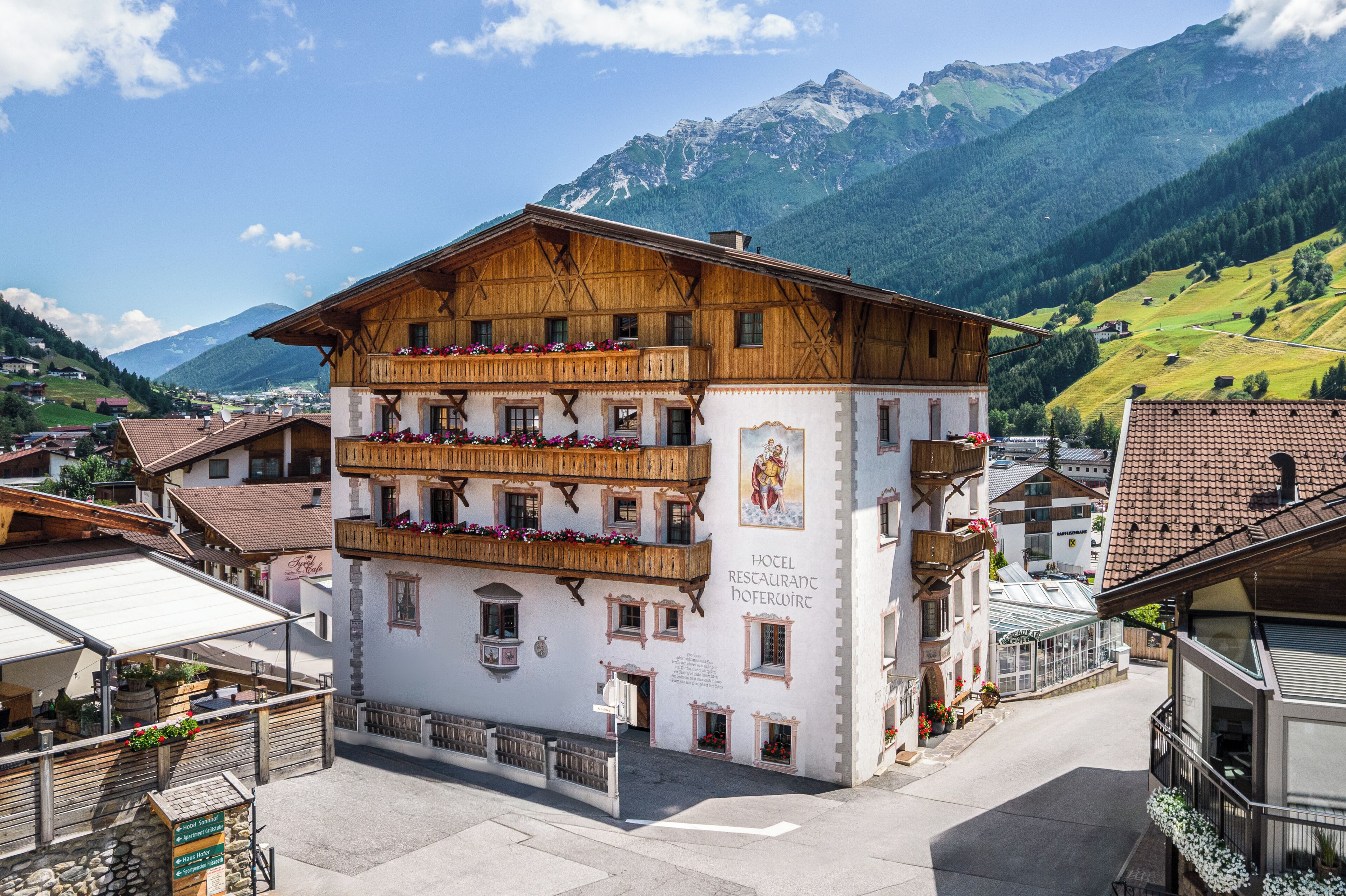 Fassade der Unterkunft