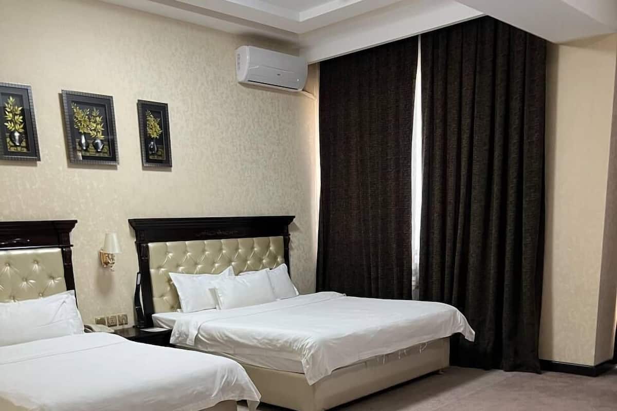 Family Double or Twin Room | Premium bedding, minibar, in-room safe, desk