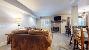 Condo, 2 Bedrooms | Living area | Smart TV - Horizons 4 165 Updated Condo, Walk to Town, On Shuttle Route to Lodges by RedAwning (Mammoth Lakes)