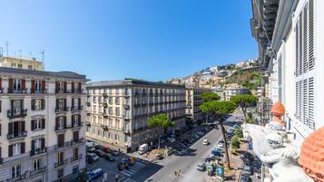 Apartment, 1 King Bed with Sofa bed | Balcony view