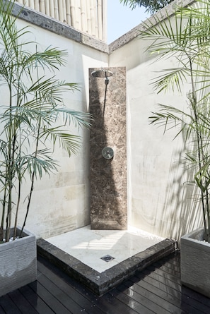 Luxury Villa, 2 Bedrooms, Private Pool | Bathroom shower