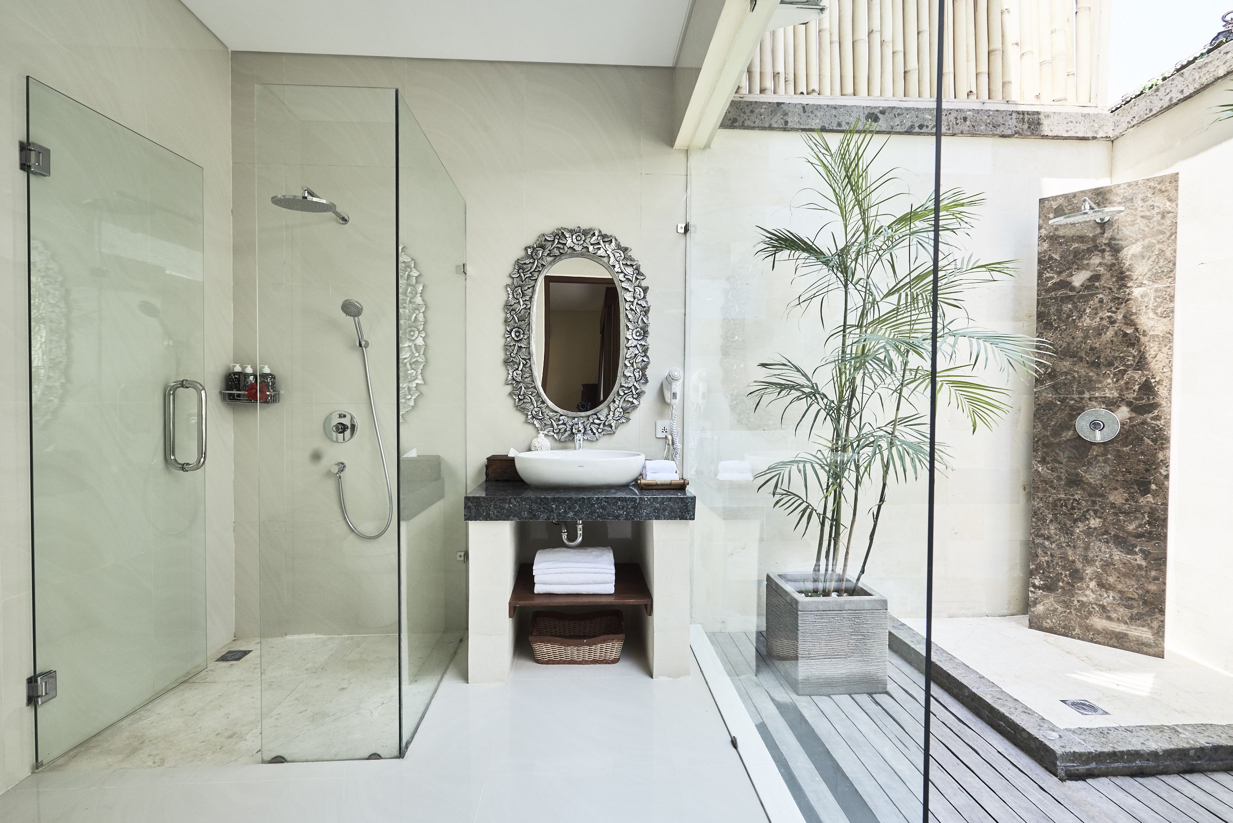 Luxury Villa, 2 Bedrooms, Private Pool | Bathroom | Free toiletries, hair dryer, bathrobes, bidet