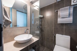 Departamento | Baño | Regadera, amenidades de baño gratuitas, secadora de cabello, toallas 