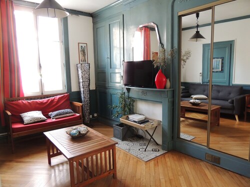 viehättävä talo Fécampissa, 300 m rannalta ja 5 polkupyörää, wifi-internetportti