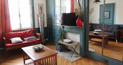 viehättävä talo Fécampissa, 300 m rannalta ja 5 polkupyörää, wifi-internetportti