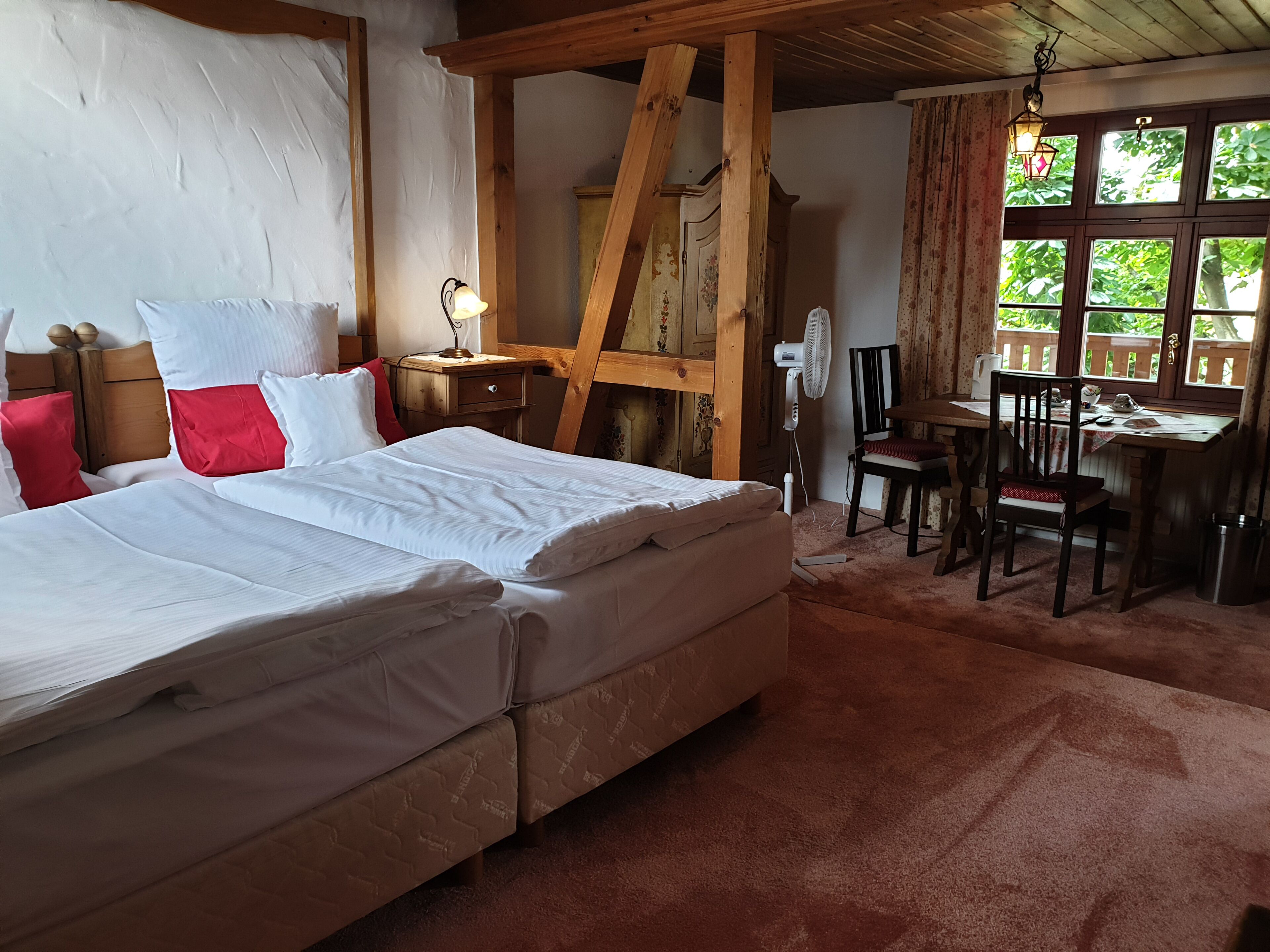 individually furnished, desk, free cots/infant beds, free wifi