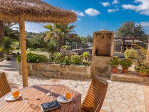 Apartment, 2 Bedrooms, Kitchenette (Es Forn) | Terrace/patio - Finca Ses Cases Noves (Sant Llorenc des Cardassar)