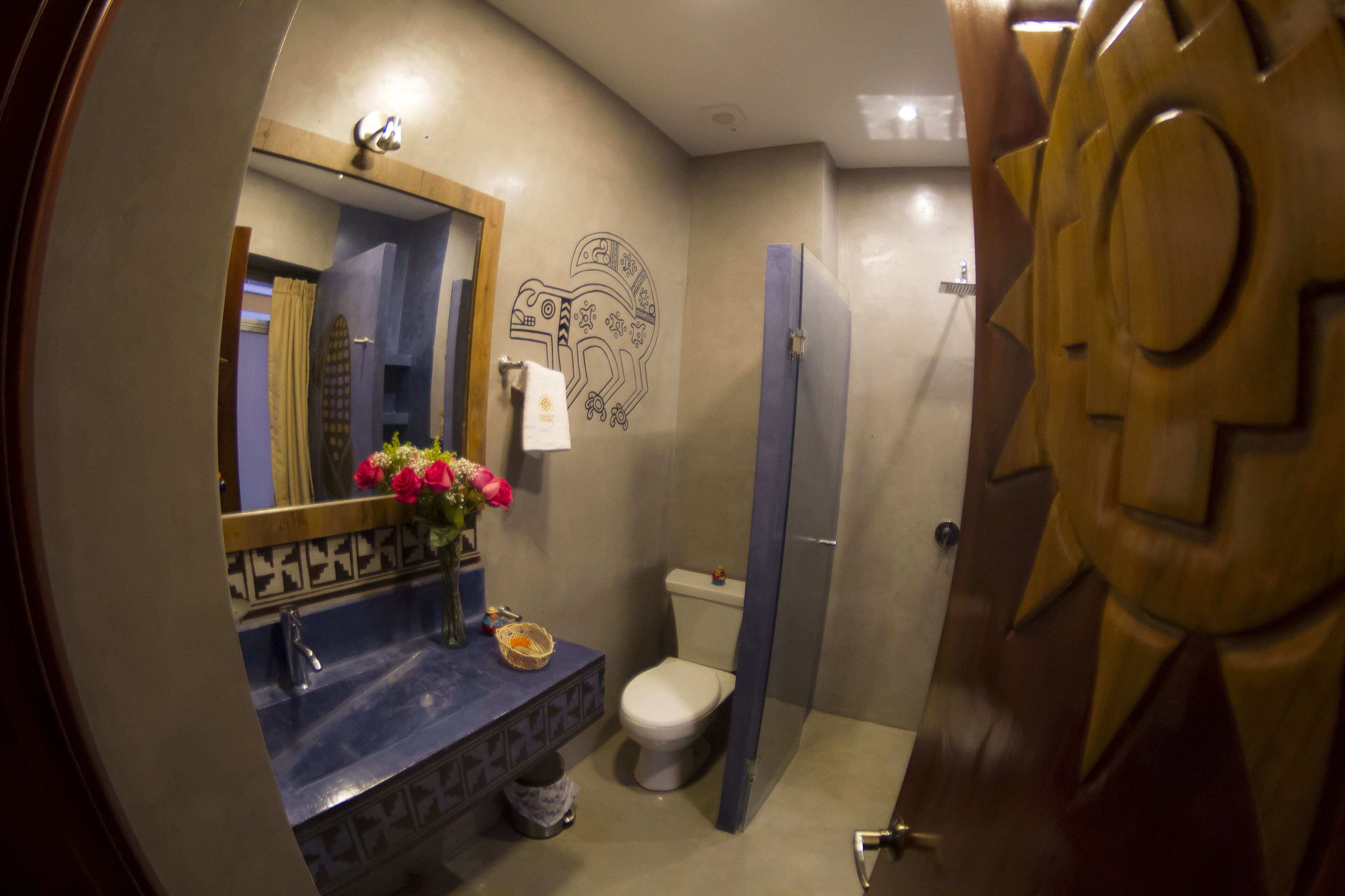 double room, 1 queen bed, non smoking | bathroom | shower, free toiletries, hair dryer, towels