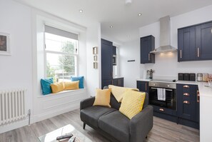Superior-Apartment, 1 Schlafzimmer | Wohnbereich