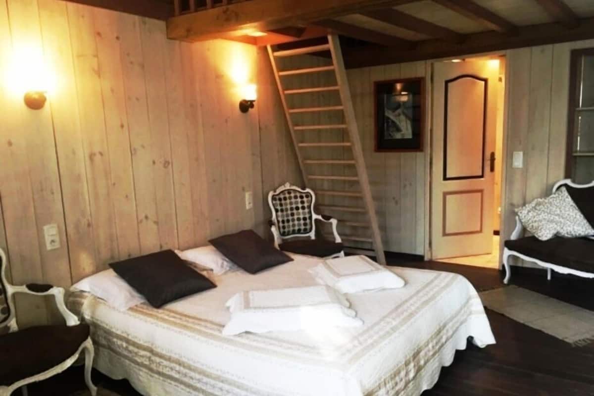 Standard Double Room, Mezzanine (Paul) | Desk, blackout curtains, iron/ironing board, free cots/infant beds