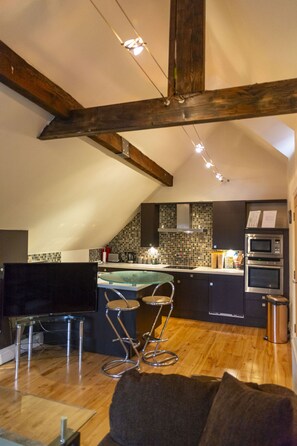 Luksusleilighet | Oppholdsområde | Flatskjerm-TV