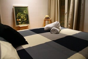 Blackout drapes, free WiFi, bed sheets, wheelchair access