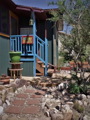 Property entrance - Fiesta Moon 1 Bedroom Bungalow Holiday Home (Bisbee)