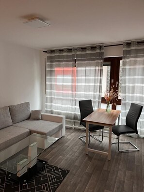 Condo, 2 Bedrooms | Living area | Flat-screen TV - Hotel zur Post (Hünfelden)
